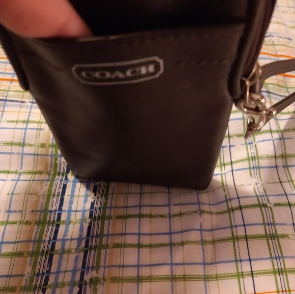 NWOT COACH Wallet Wristlet Cocoa Brown with shimmer. - Picture 5 of 10